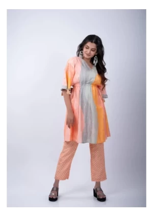 Casual cotton pant top 2