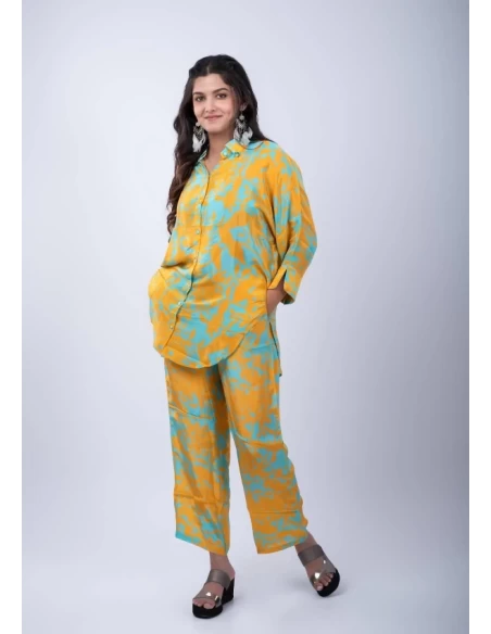 Smart Casual crape pant set