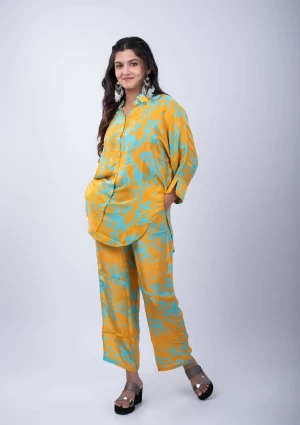 Smart Casual crape pant set